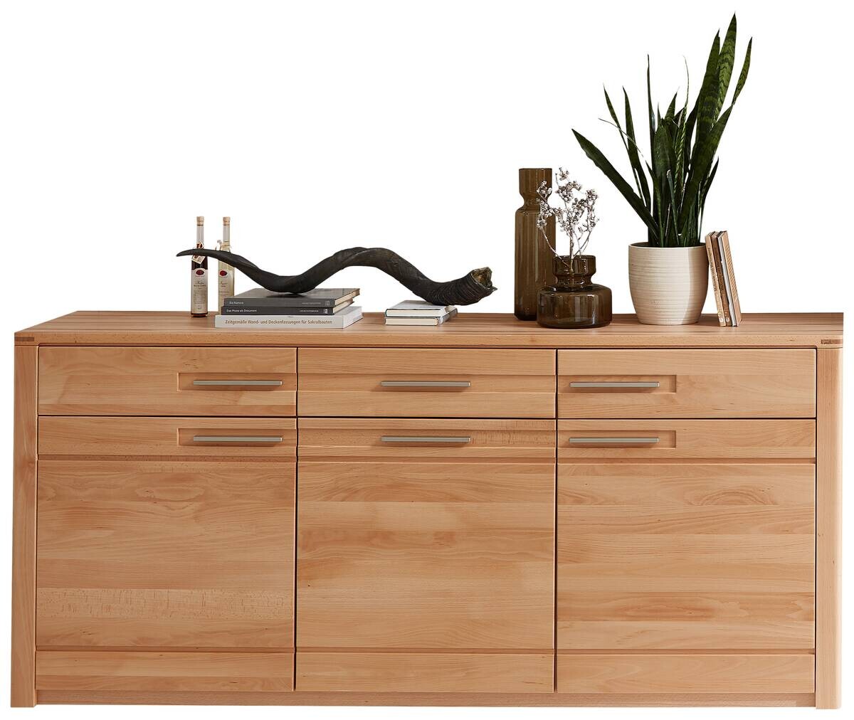 Sideboard Nature One buche Nachbildung B/H/T: ca. 190x86x45 cm