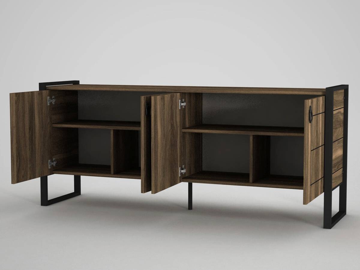 Sideboard Lost walnuss Nachbildung B/H/T: ca. 185x78x40 cm