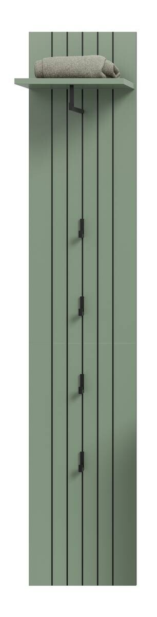 Garderobenpaneel STATION grün B/H/T: ca. 31x160x27 cm