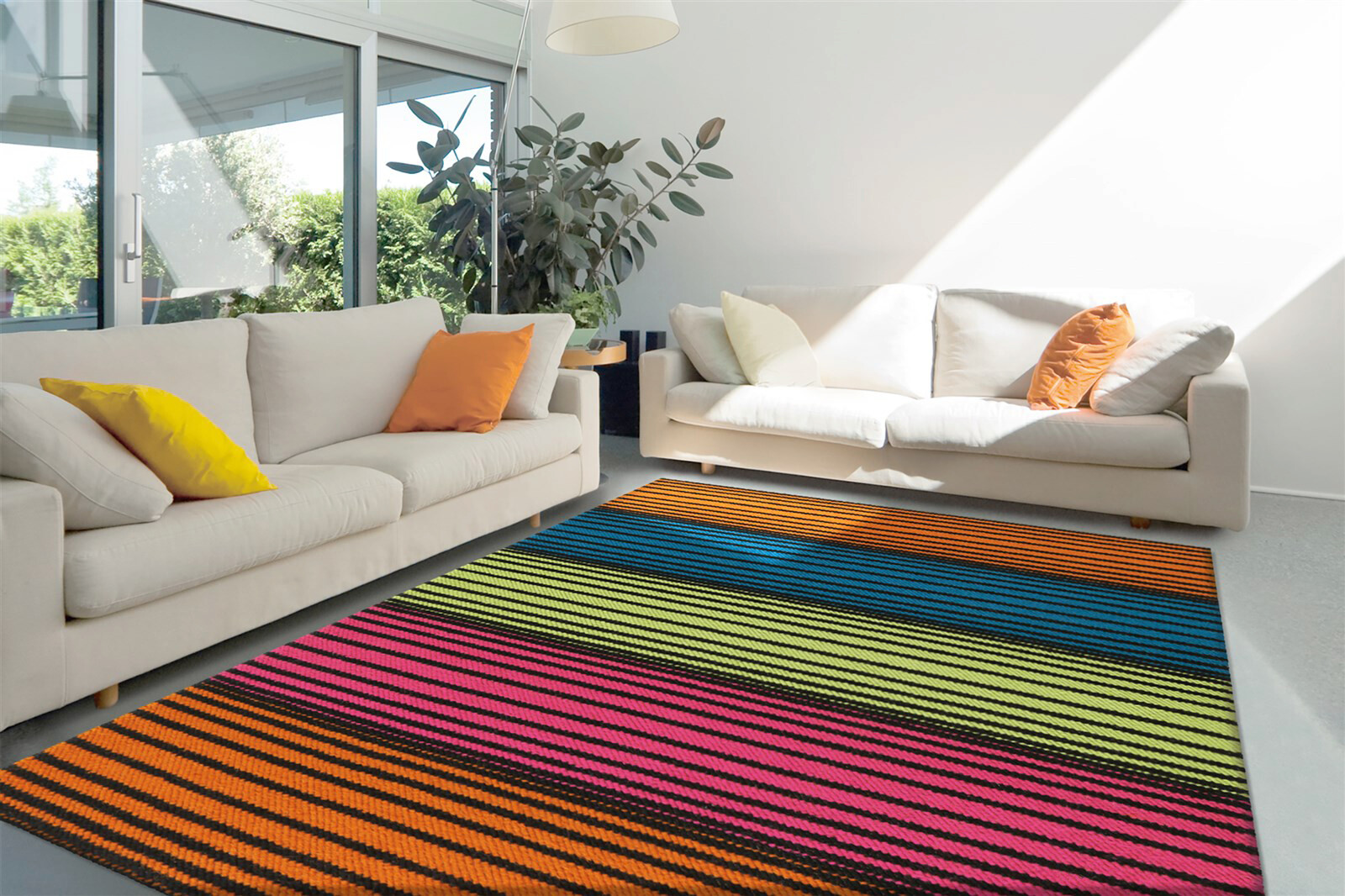 Arte Espina Kurzflorteppich Craft 8052 mehrfarbig B/L: ca. 140x200 cm