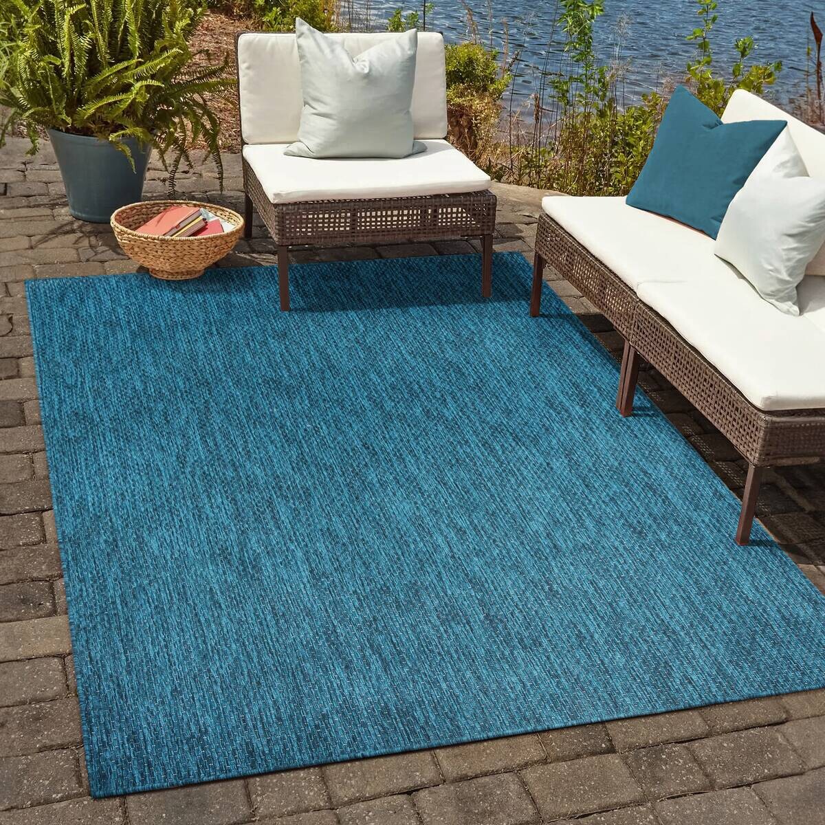 Sanat Outdoorteppich MELISSA blau B/L: ca. 240x330 cm Sanat Outdoorteppich MELISSA blau B/L: ca. 240x330 cm