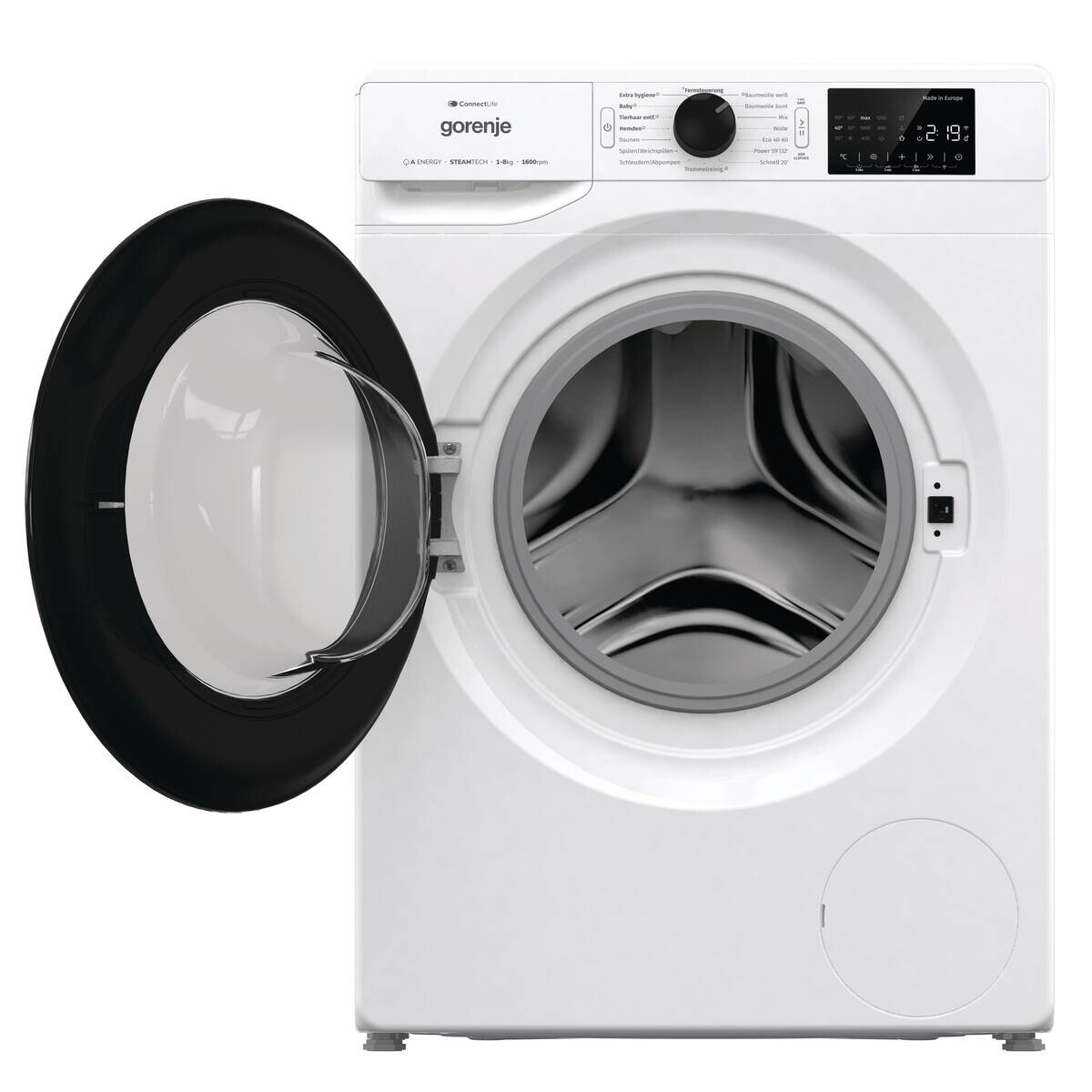Gorenje Waschmaschine WPNEI86ATS weiß B/H/T: ca. 60x85x55 cm ca. 8 kg