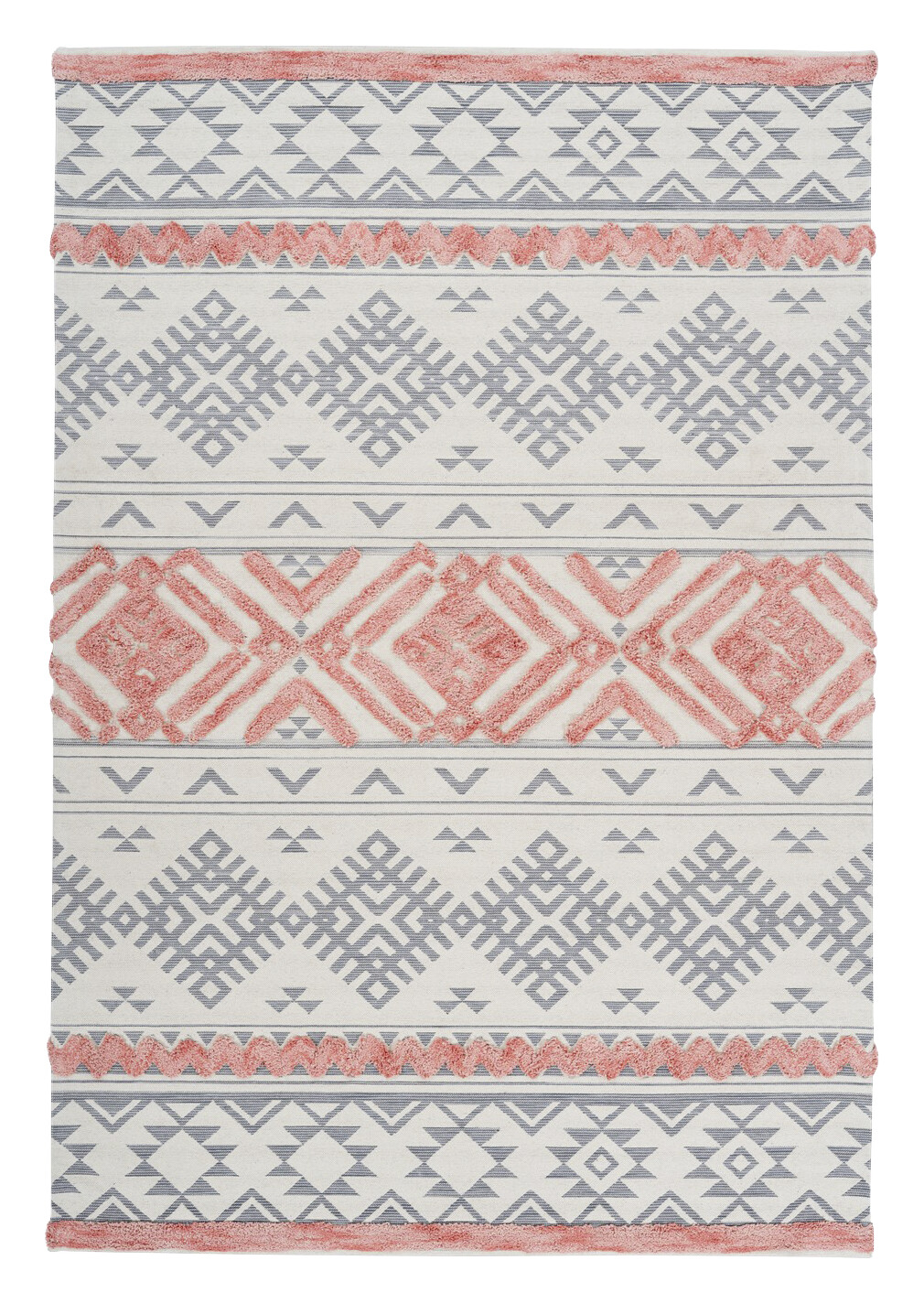 Arte Espina Kurzflorteppich Ethnie 225 grau B/H/L: ca. 200x1x290 cm