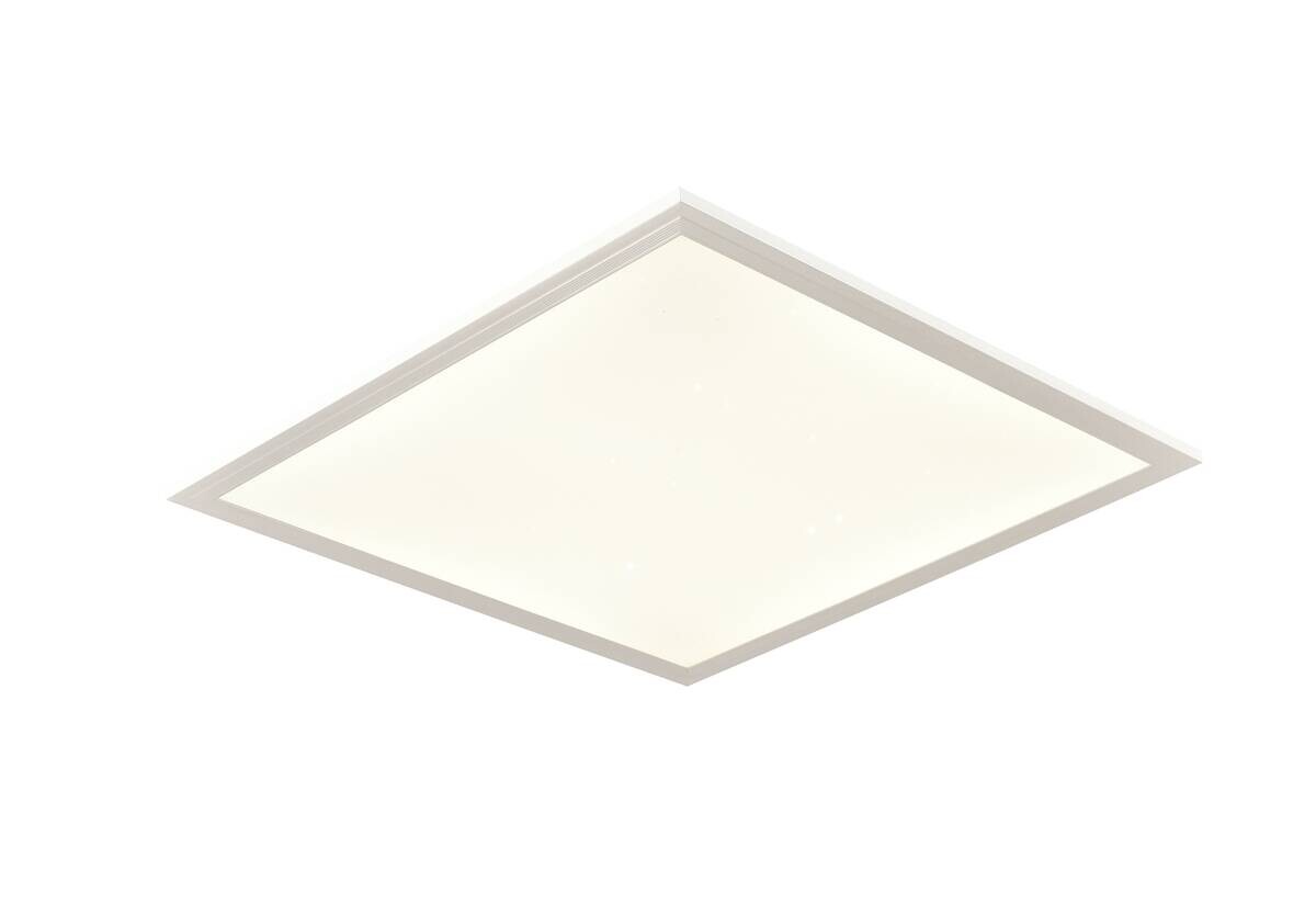 Nolo Deckenleuchte Starry weiß Metall Kunststoff B/H/L: ca. 39,5x6,5x39,5 cm