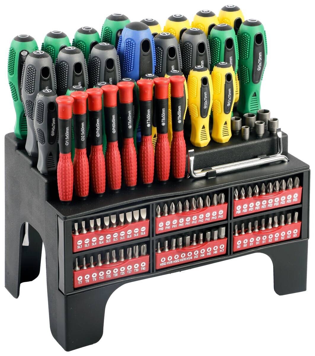 Schraubendreher-Bitset-Set 100 tlg.