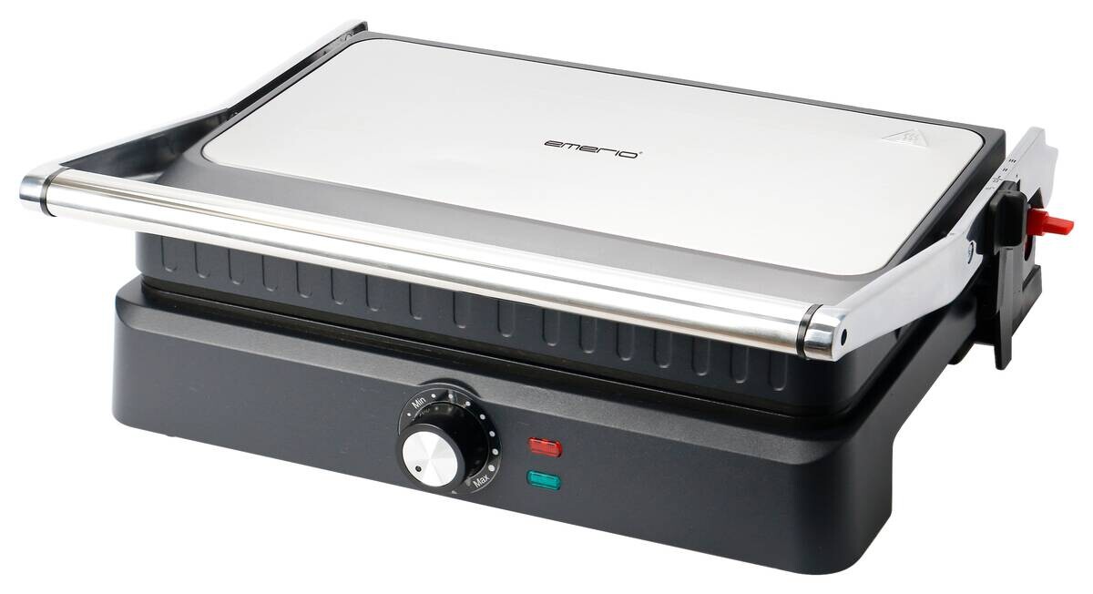 Emerio Multigrill CG-130859 silber B/H/L: ca. 13,6x33,5x38,5 cm