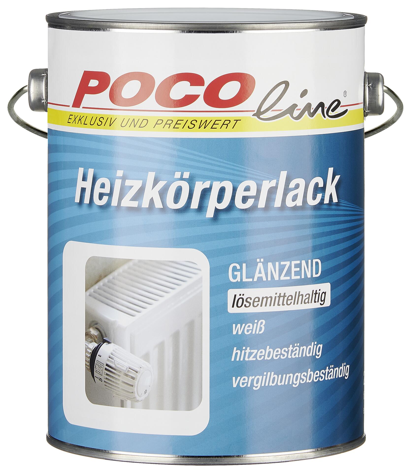 POCOline Heizkörperlack weiß hochglänzend ca. 2,5 l