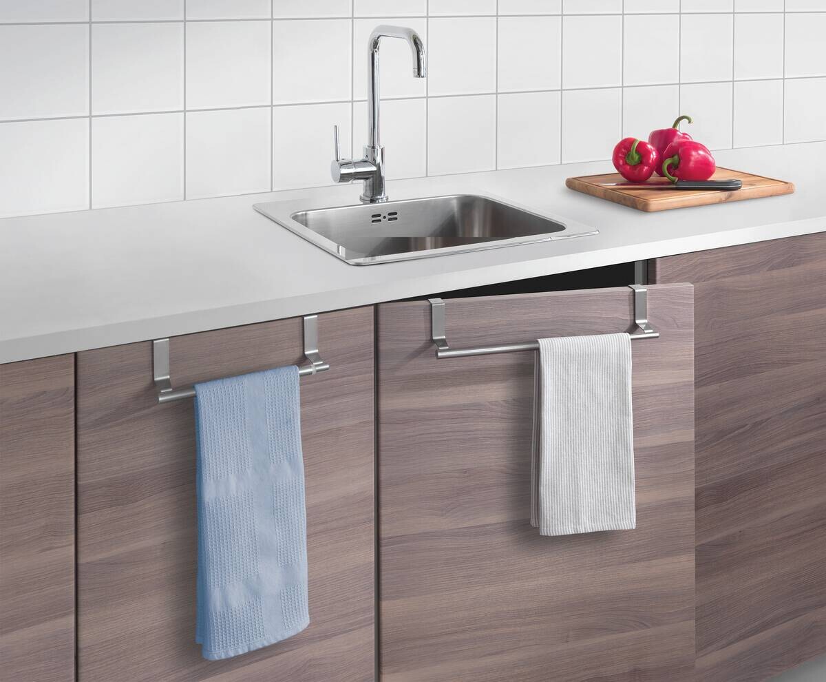 Metaltex Haushaltshelfer silber Stahl B/H/L: ca. 28x15x5 cm