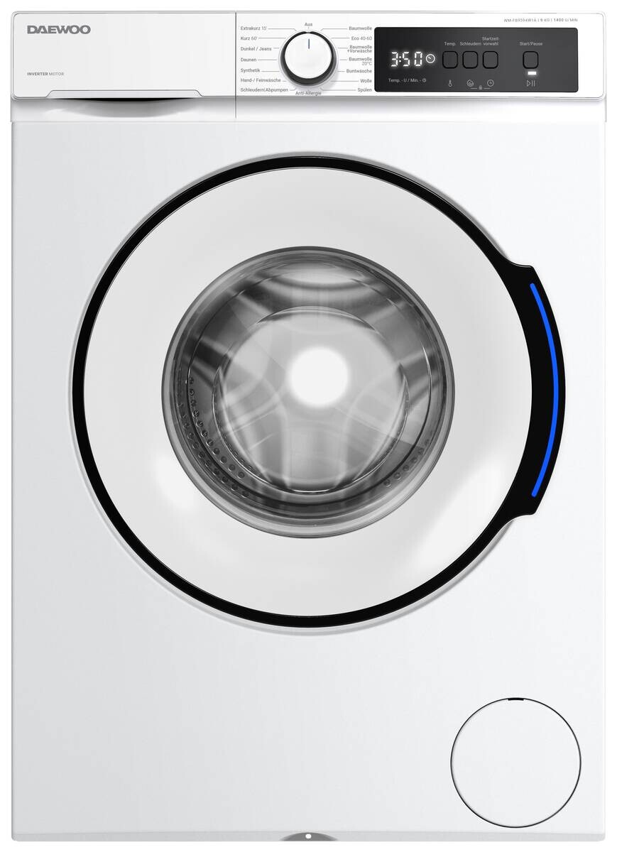 Daewoo Waschmaschine WM-FB9594W1A-DE weiß B/H/T: ca. 59,7x84,5x58,2 cm