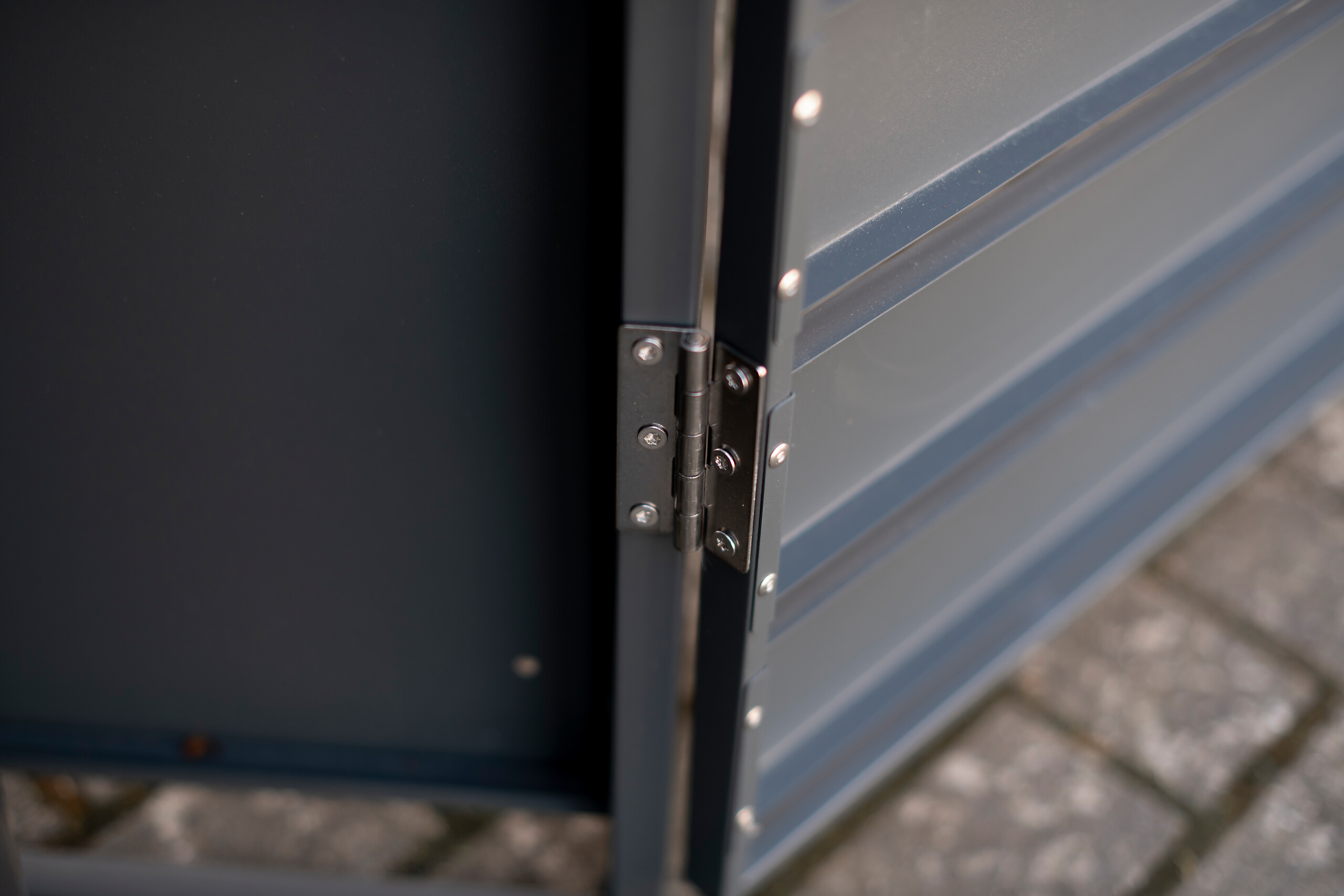 Westmann Mülltonnenbox 1-fach Kubus anthrazit B/H/L: ca. 80x116x60 cm