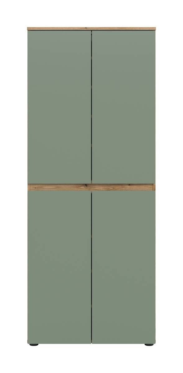 Schrank SCARPA Evoke Oak Nachbildung grün B/H/T: ca. 70x175x37 cm