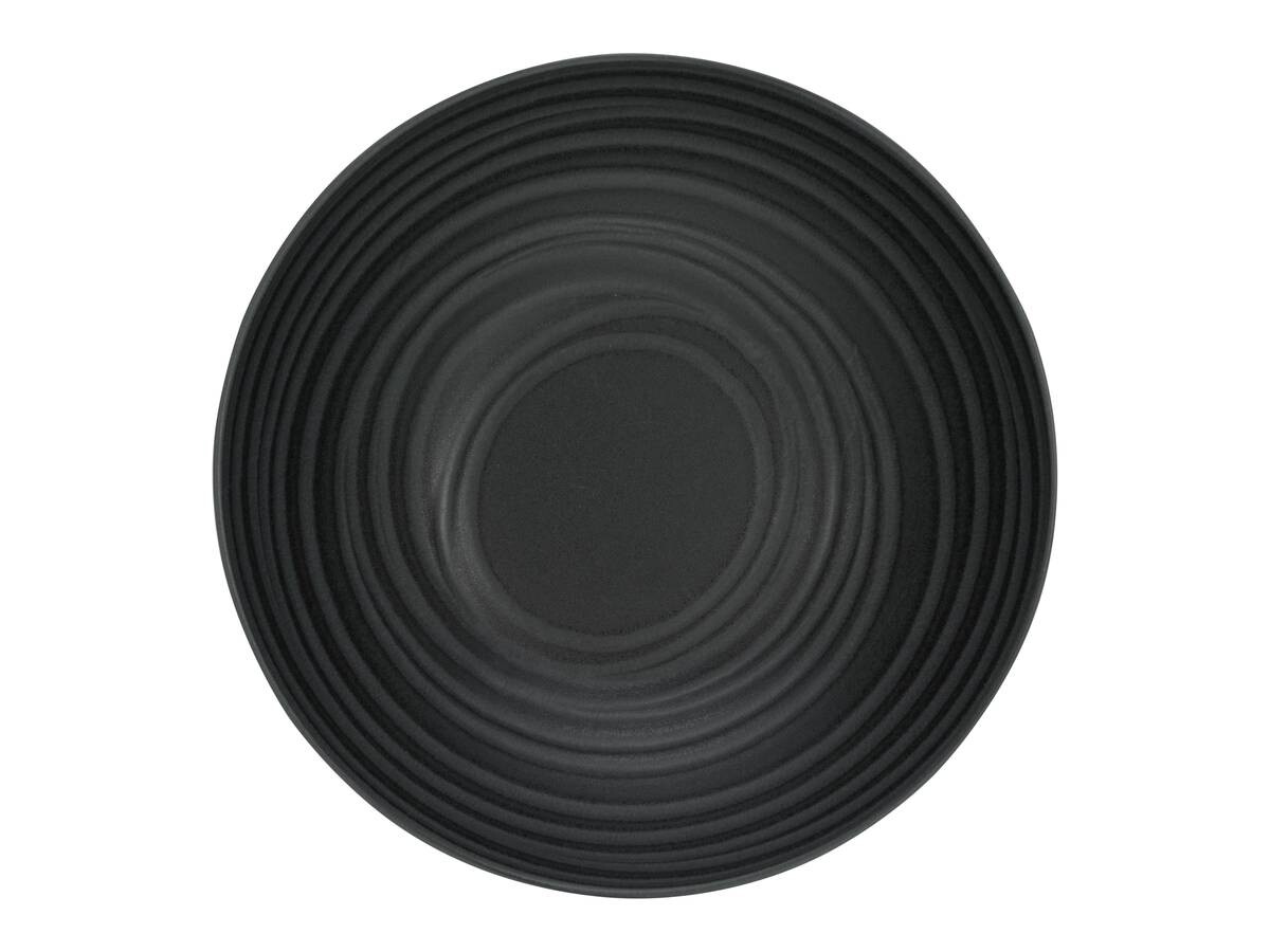 CreaTable Salatschale LAVA STONE dunkelgrau Steinzeug D: ca. 24 cm