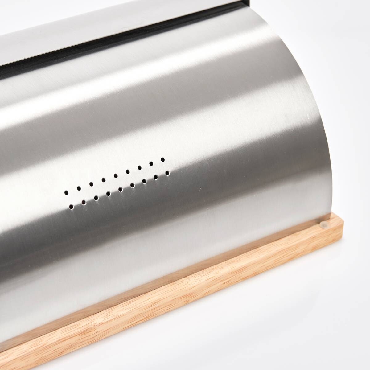 Zeller Brotkasten silber Edelstahl B/H/L: ca. 28x16x39 cm