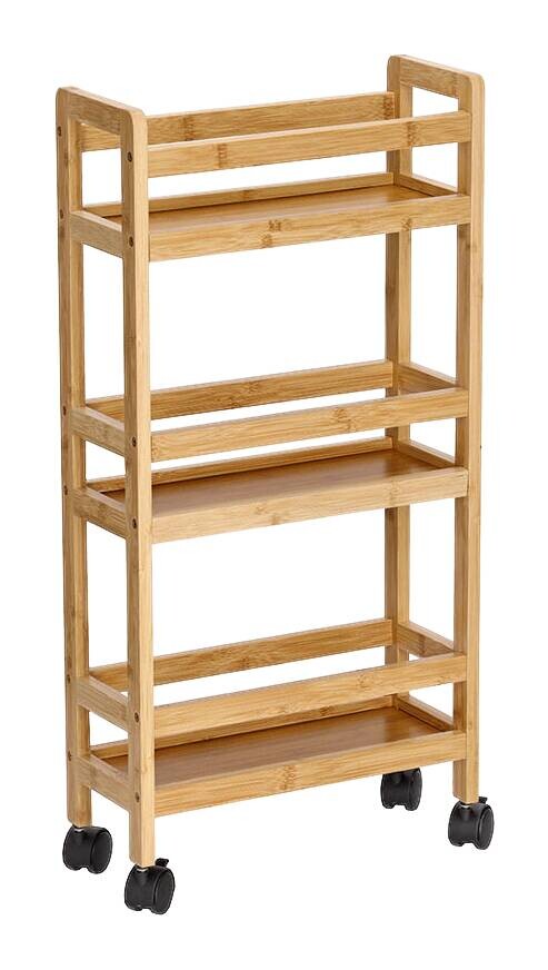 Rollwagen natur Bambus B/H/L: ca. 15x74x36 cm