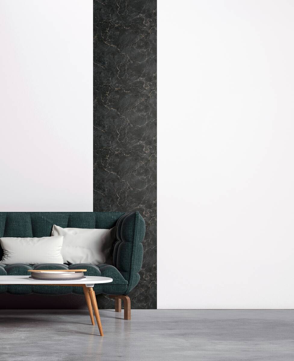 A.S.Creation Tapete gold schwarz B/H/D: ca. 52x250x7,5 cm