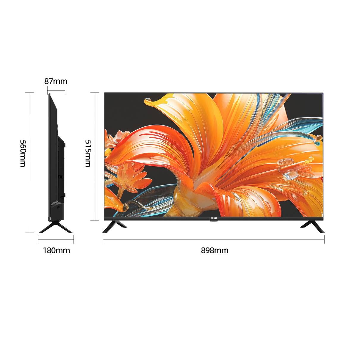 CHiQ QLED-Fernseher L40QG7L schwarz