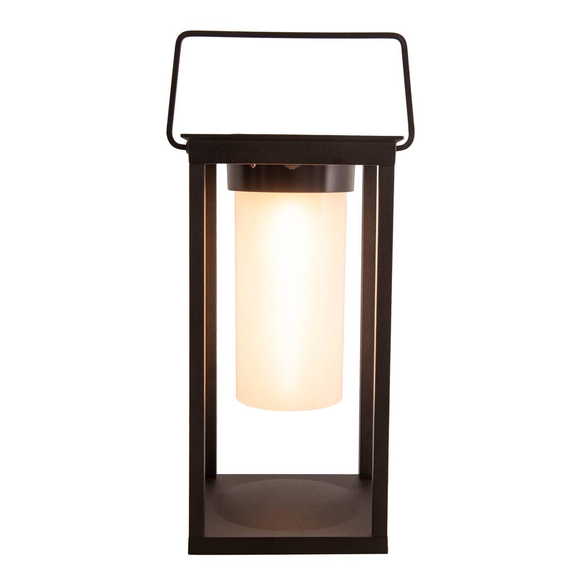 LED-Sockelleuchte 3180922 schwarz Aluminium Kunststoff B/H/L: ca. 14,5x28x14,5 cm