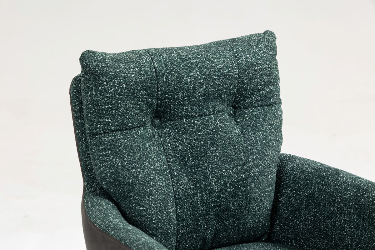 Drehstuhl Lecce grün Microfaser