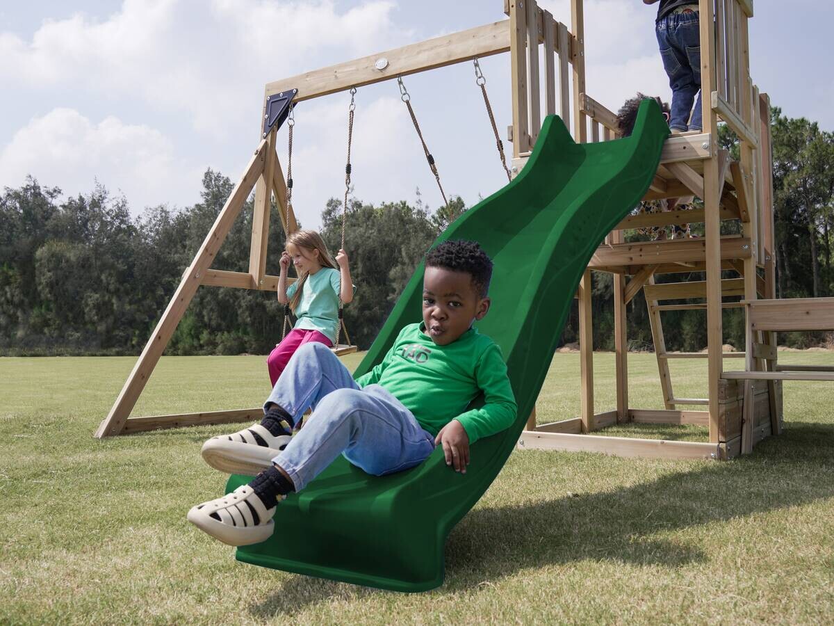 AXI Spielturm Mette grün B/H/L: ca. 366x267x383 cm