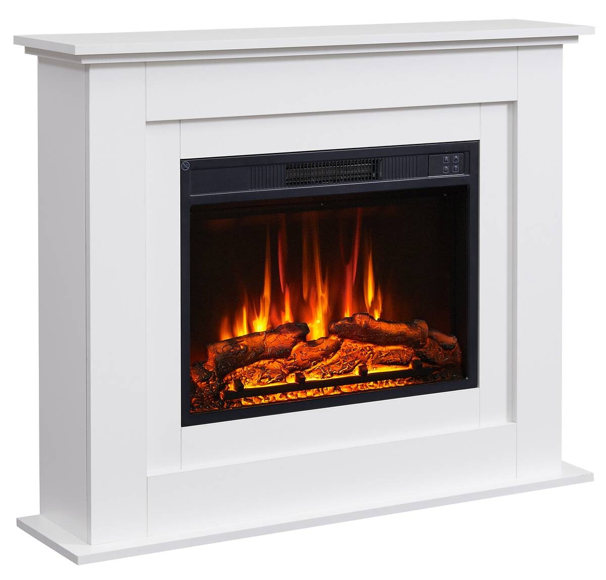 Balderia Elektrischer-Kamin EF447A-MT447A-W weiß B/H/T: ca. 82x100x25 cm