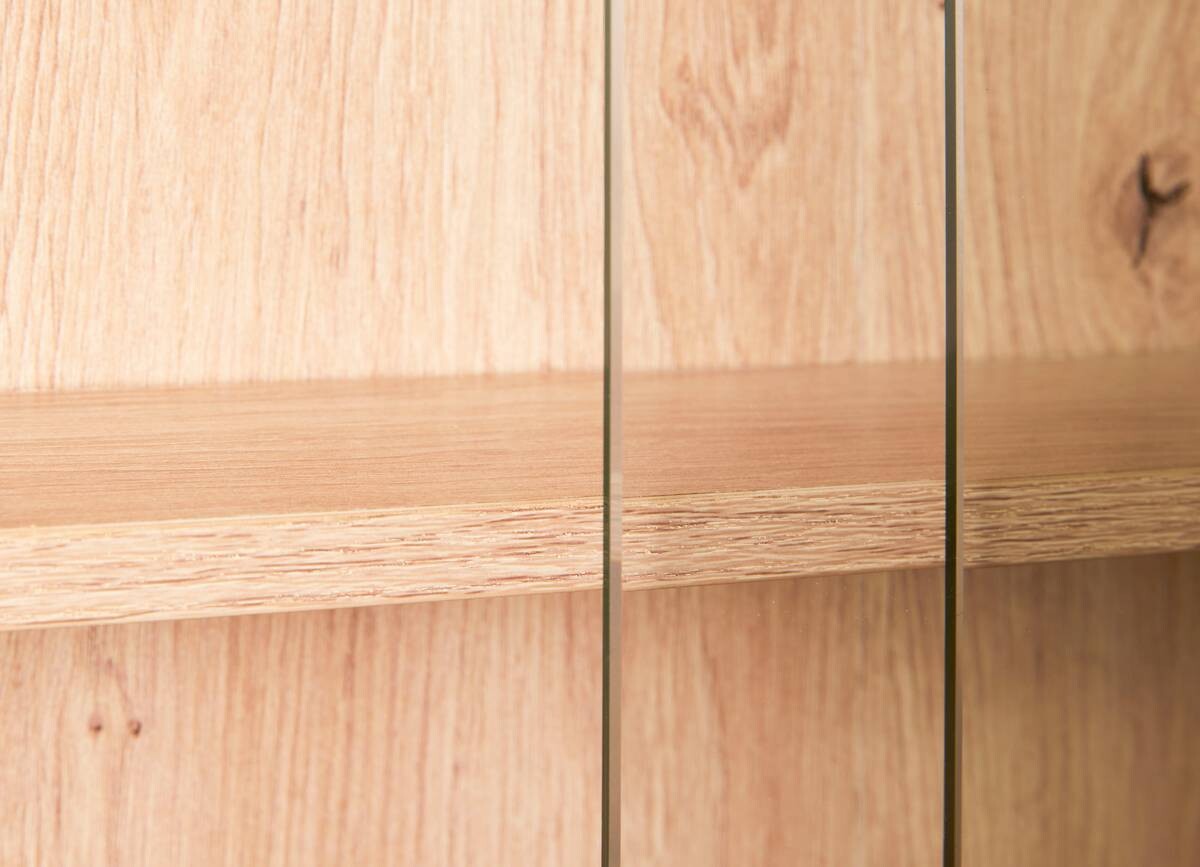 Sammelvitrine Artisario Eiche Artisan Nachbildung B/H/T: ca. 80x60x9,5 cm