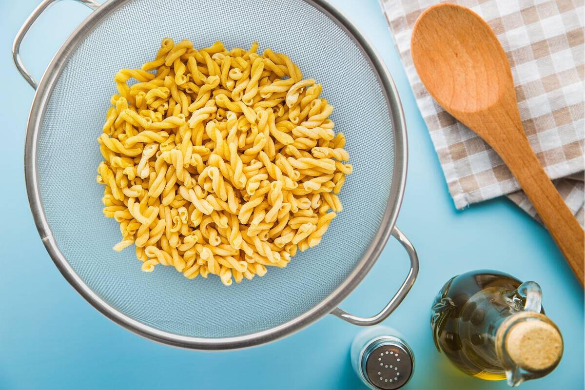 Metaltex Sieb silber Edelstahl H/D: ca. 11x26 cm