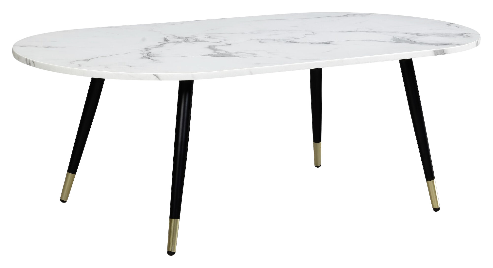 Wohnling Couchtisch weiß Marmor B/H/T: ca. 120x42x60 cm