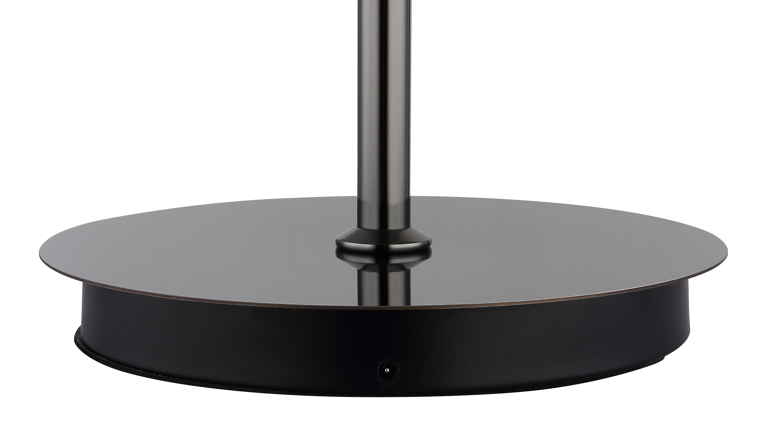 GLOBO Stehleuchte Chrom schwarz Metall Glas B/H/L: ca. 44x37x44 cm