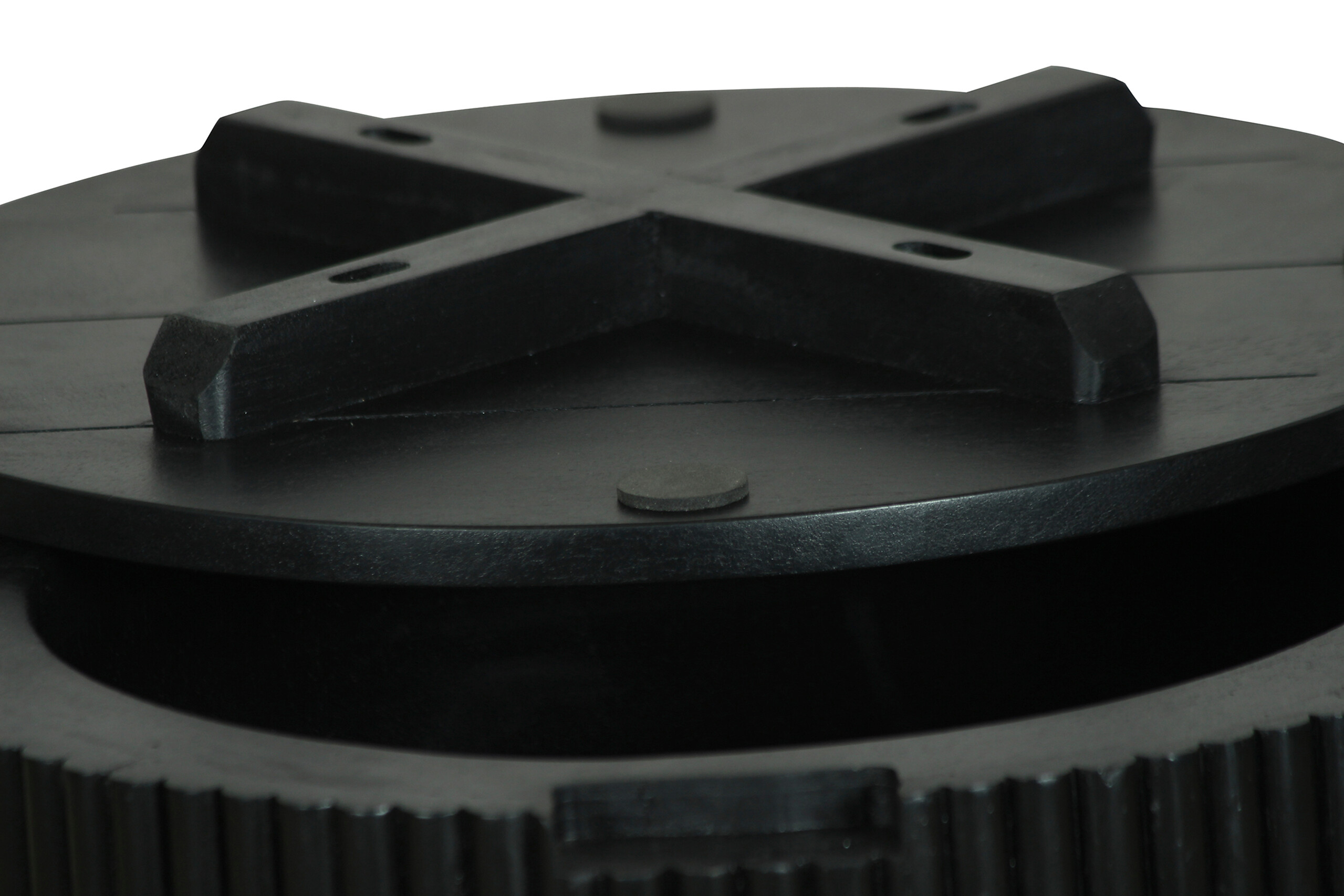 Beistelltisch OWEN schwarz Mango H/D: ca. 50x40 cm