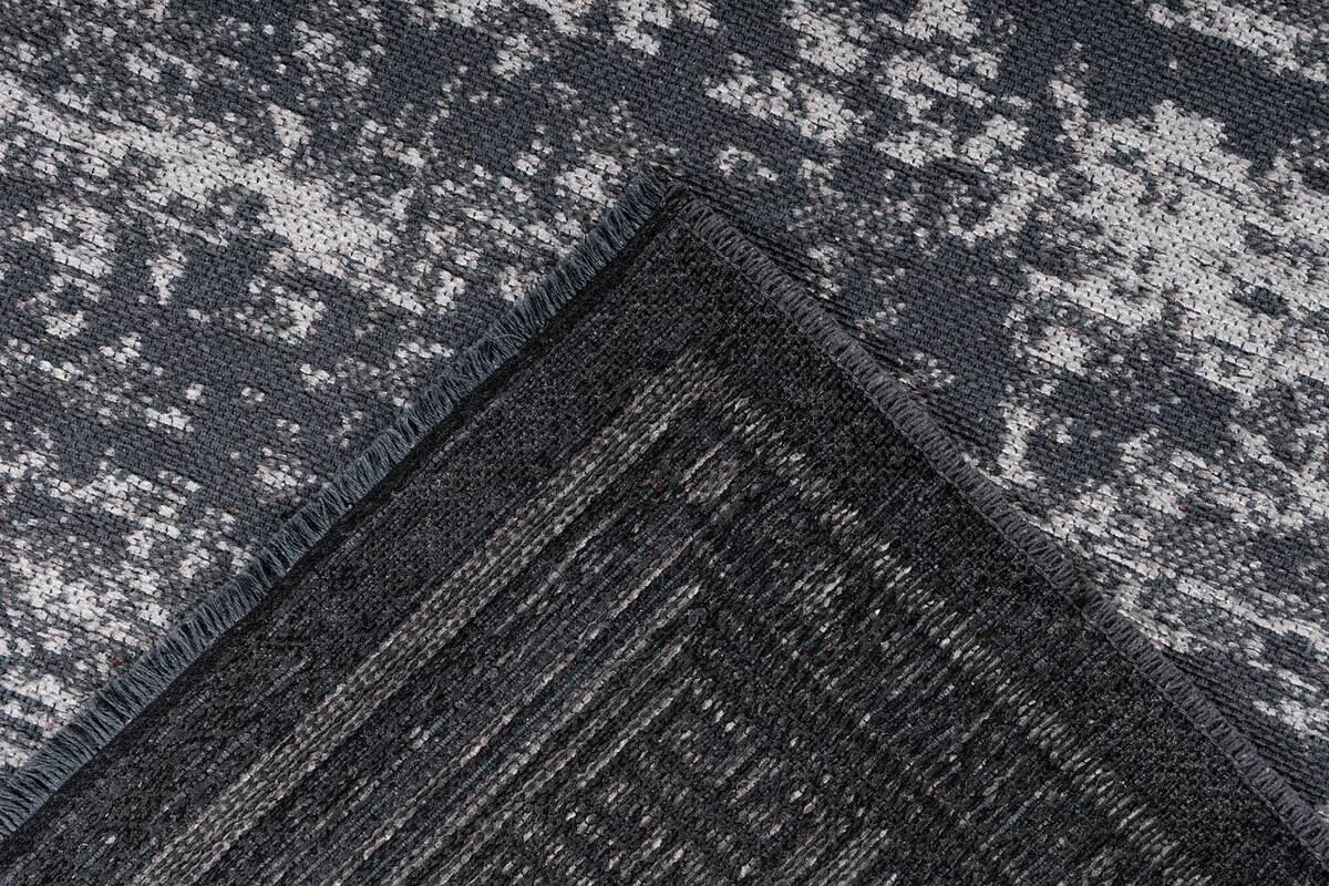 Kayoom Flachflorteppich Kalea 325 grau B/H/L: ca. 120x0,8x170 cm