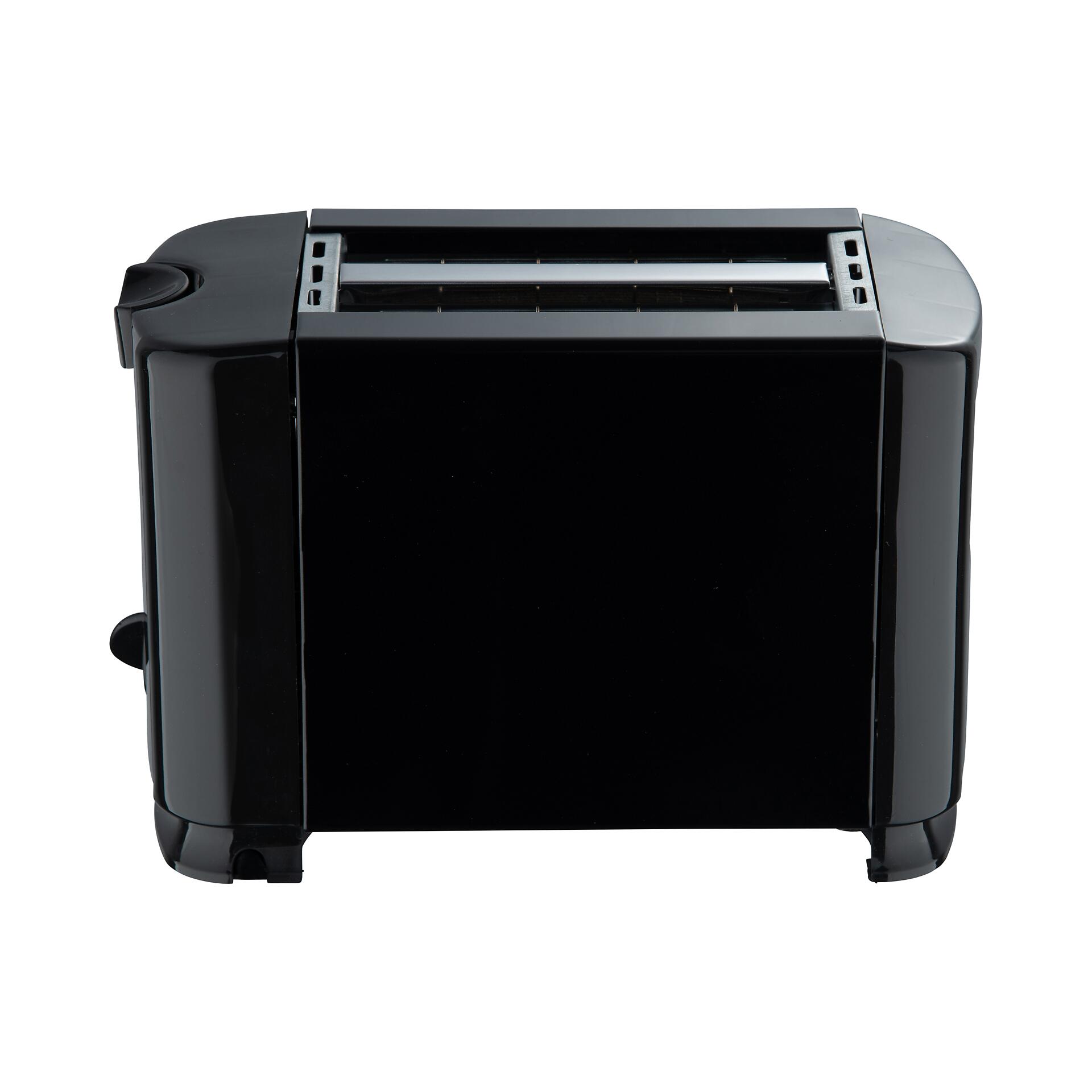 SWISS HOME Toaster schwarz Polypropylen Edelstahl B/H/L: ca. 15x18x25,5 cm