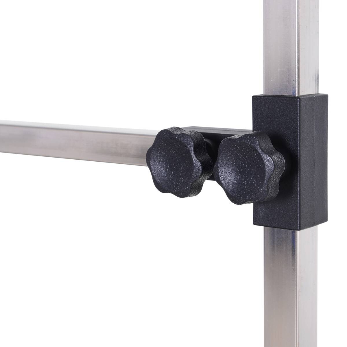 PawHut Hundetrimmtisch schwarz Gummi B/H/L: ca. 60x170x107 cm