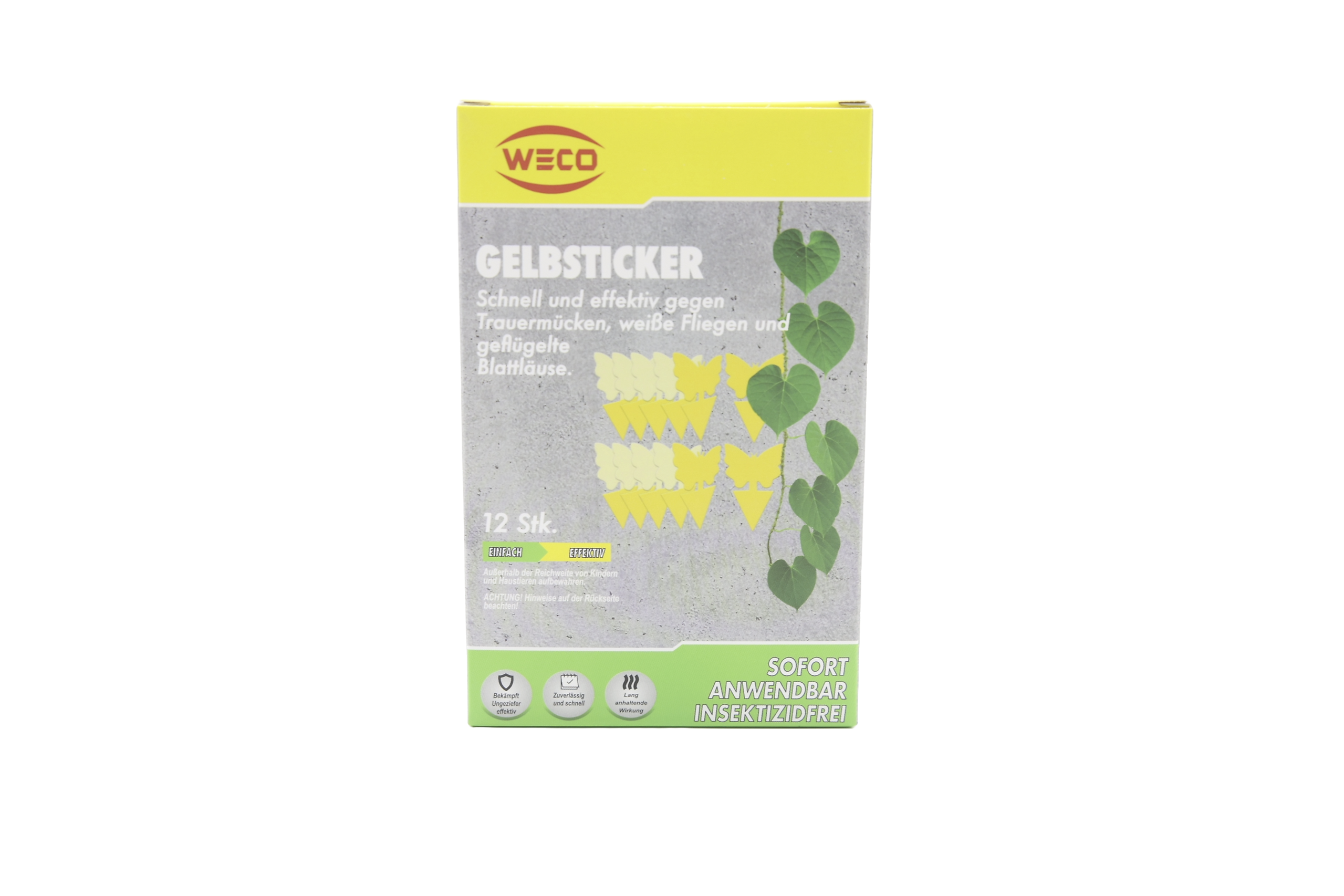 WECO Gelbsticker