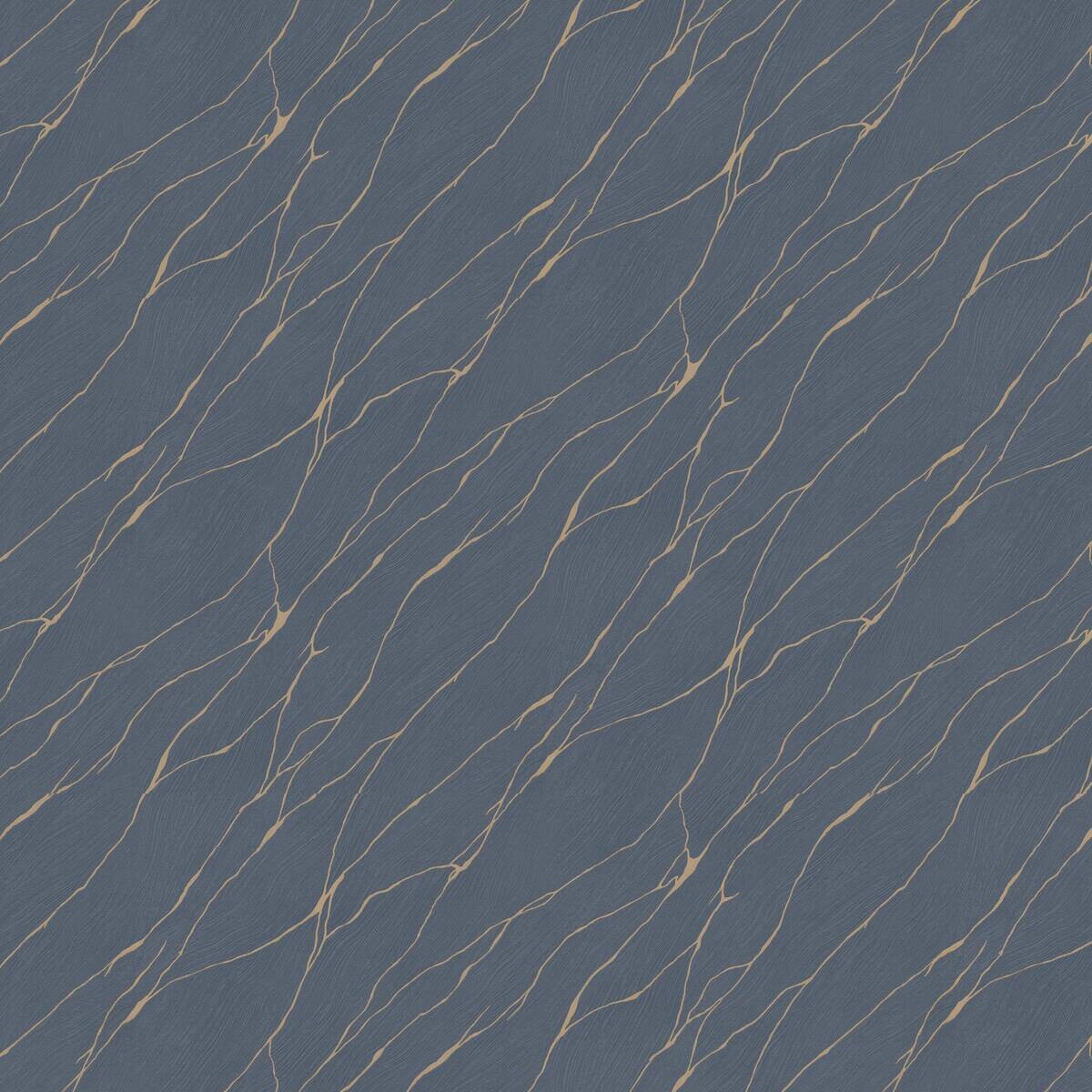 Erismann Vliestapete Marmoroptik blau B/L: ca. 53x1005 cm