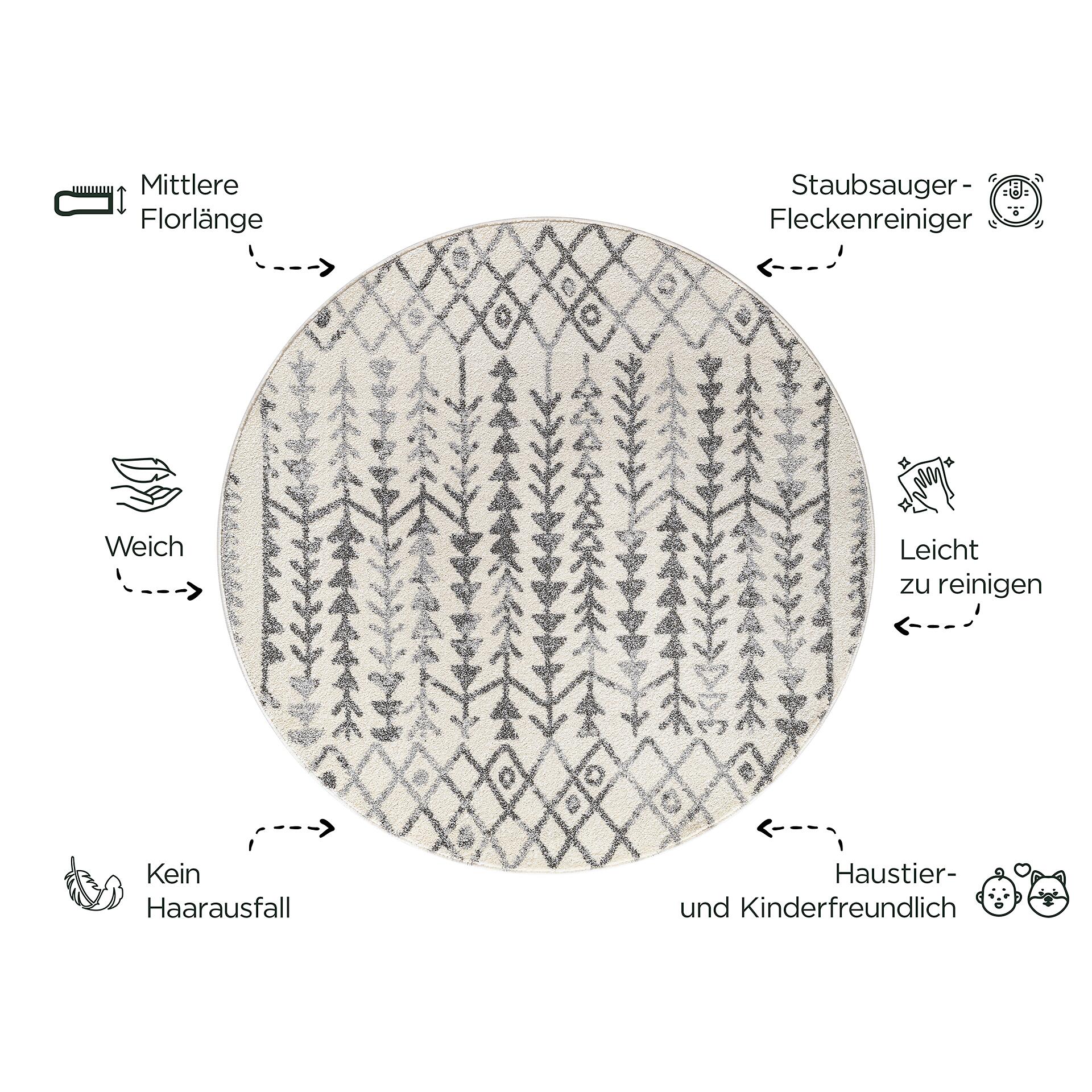 Sanat Teppich creme B/L: ca. 150x150 cm