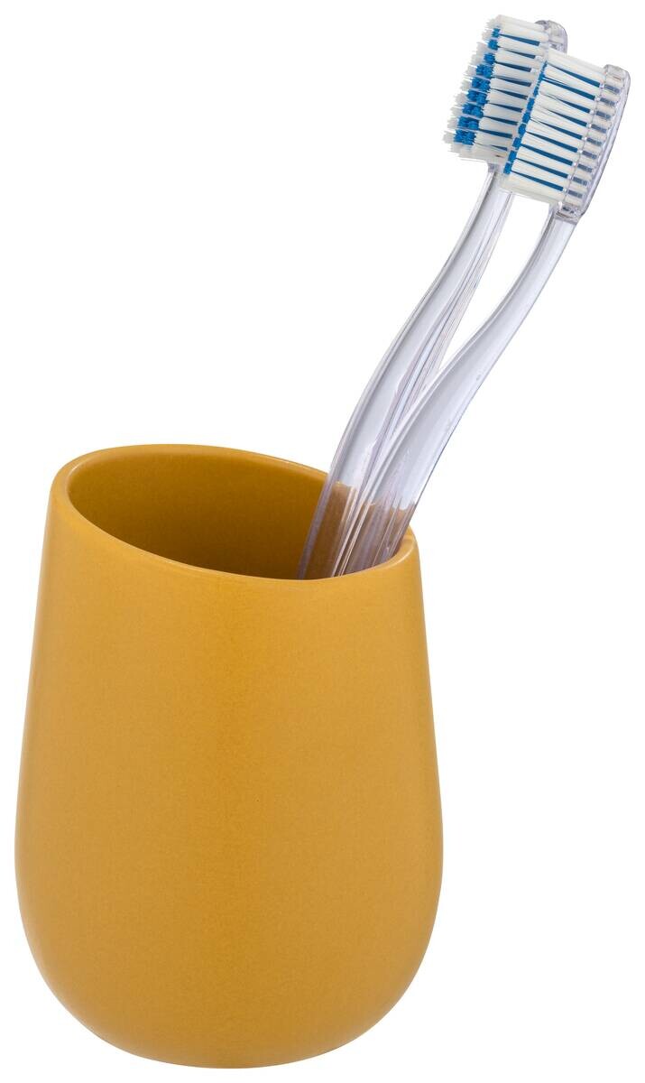 WENKO Zahnputzbecher Badi Keramik