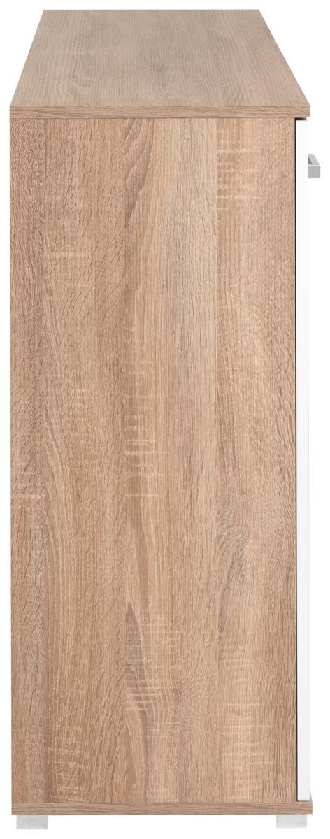 Sideboard Volos Eiche Sonoma Nachbildung weiß B/H/T: ca. 160x90x38 cm