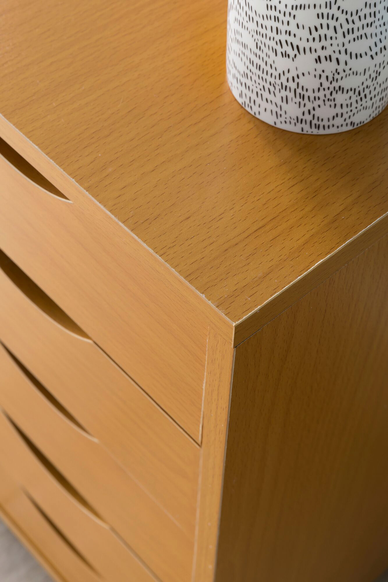 Rollcontainer braun Spanplatte B/H/T: ca. 33x64x38 cm