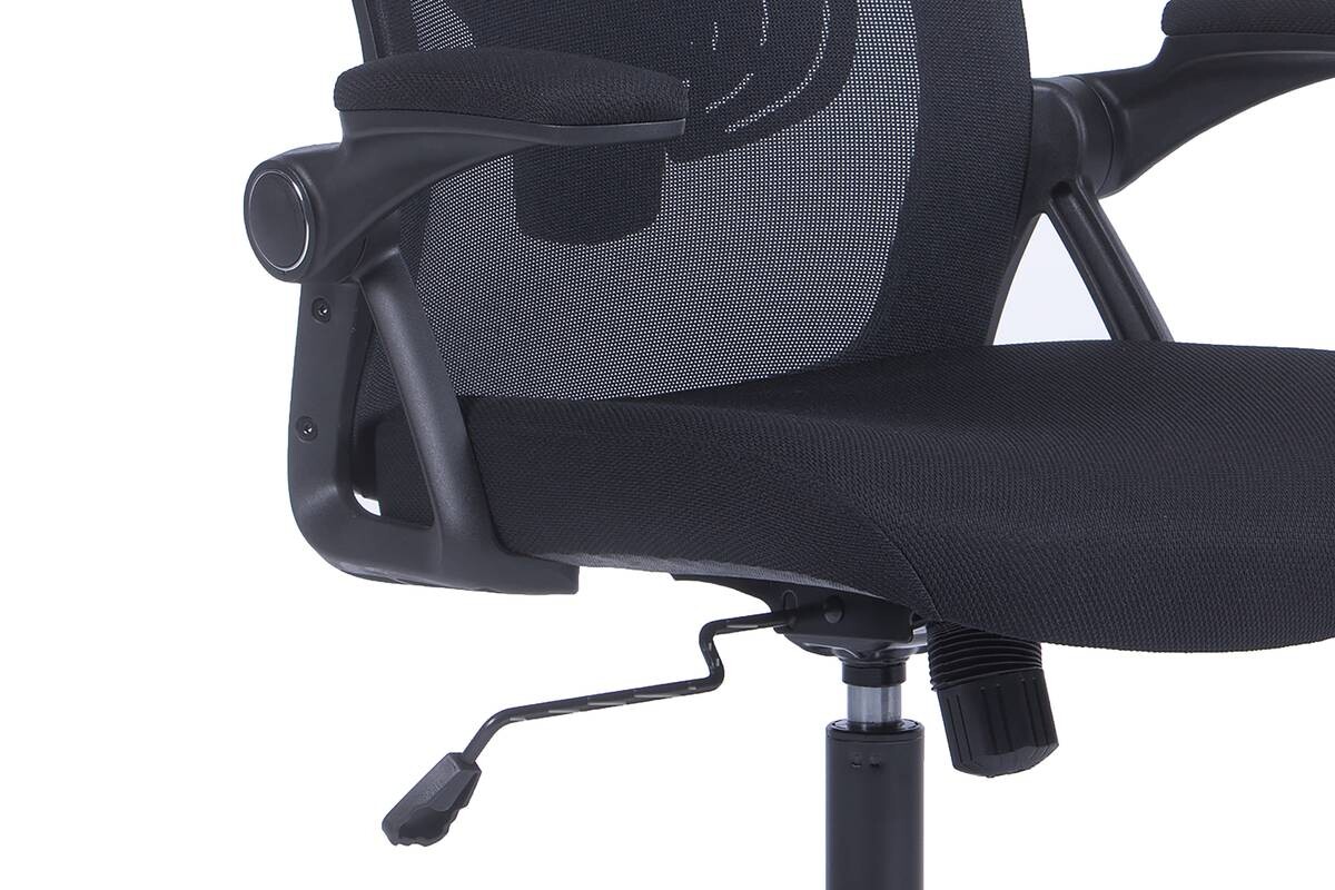 Chefsessel FLEX schwarz schwarz schwarz Webstoff Netzstoff Kunststoff