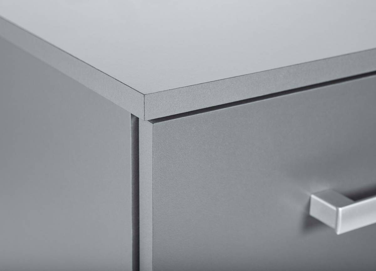 Kommode Elenzio Grafitgrau Optik B/H/T: ca. 41,2x91x40 cm