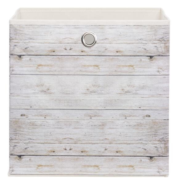 Motivbox Wood beige B/H/T: ca. 32x32x32 cm