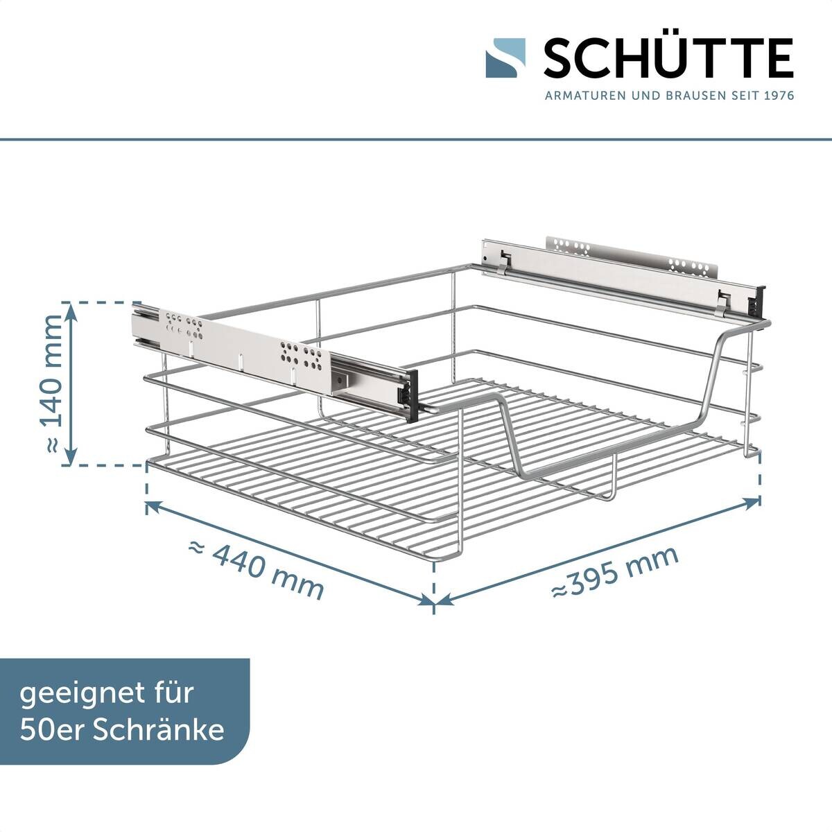 Eyckhaus Teleskopschublade Chrom Chrom