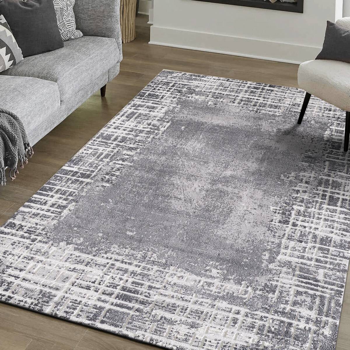 Sanat Teppich Harmony hellgrau B/L: ca. 160x220 cm