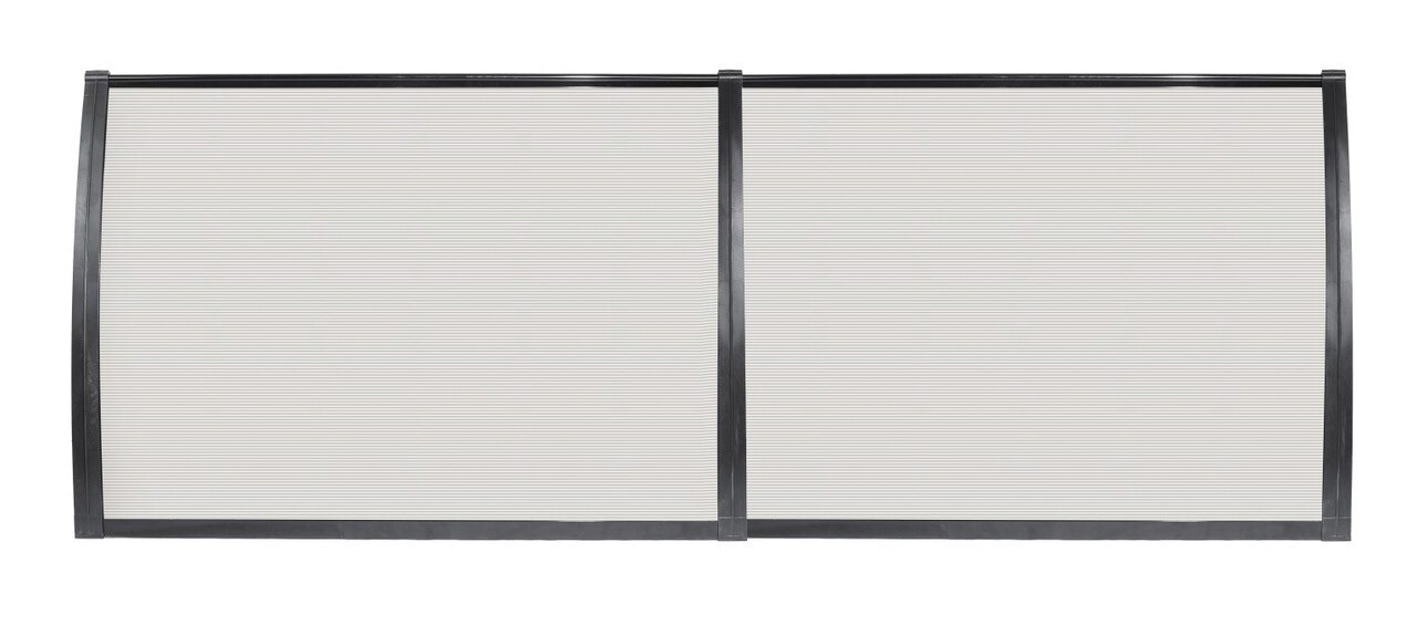 Brosplast Vordach Crocus transparent B/H/L: ca. 240x23x80 cm