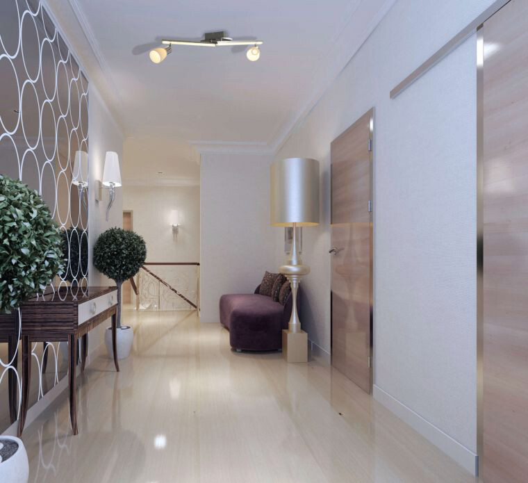 Näve Leuchten LED Wand- und Deckenleuchte NV1233042 Chrom Metall Kunststoff Glas B/H/L: ca. 8x22x61 cm 2 Brennstellen