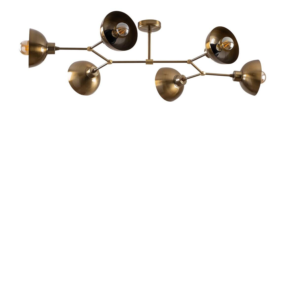 Opviq Pendelleuchte Dram-1107 B/H/T/L: ca. 102x25x52x102 cm E27 6 Brennstellen