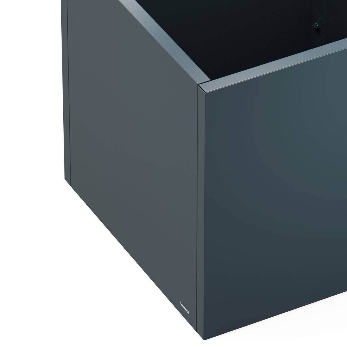 Herstera Garden Pflanzkübel Cube anthrazit Metall B/H/L: ca. 80x80x80 cm