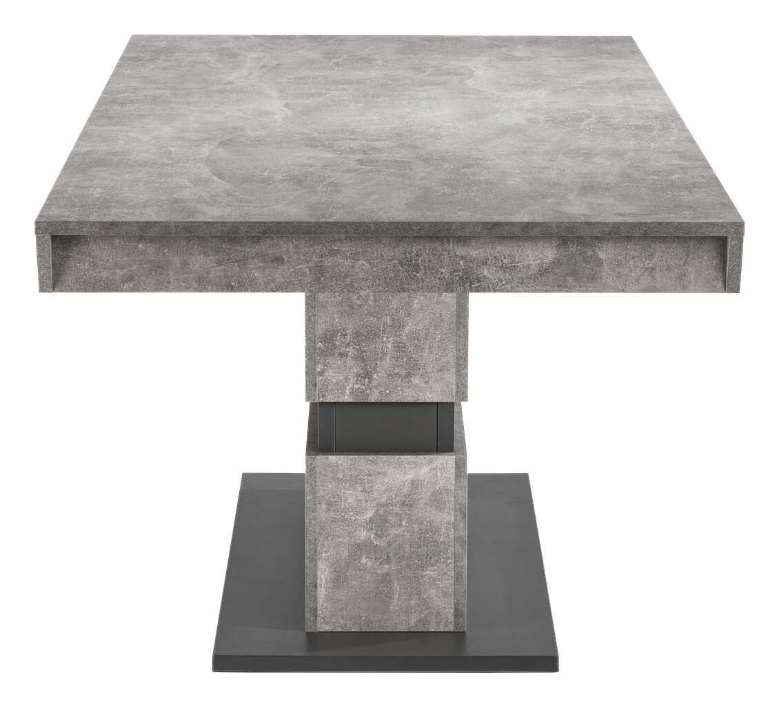 Tisch MATTHEW Beton Optik anthrazit B/H/T: ca. 140x75x90 cm