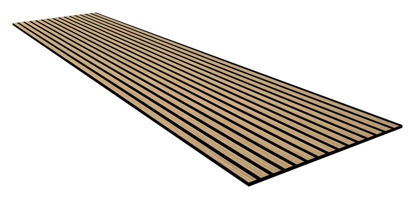 Wand- und Akustikpaneel braun L/B/H: ca. 244x60x1 cm pro Stück