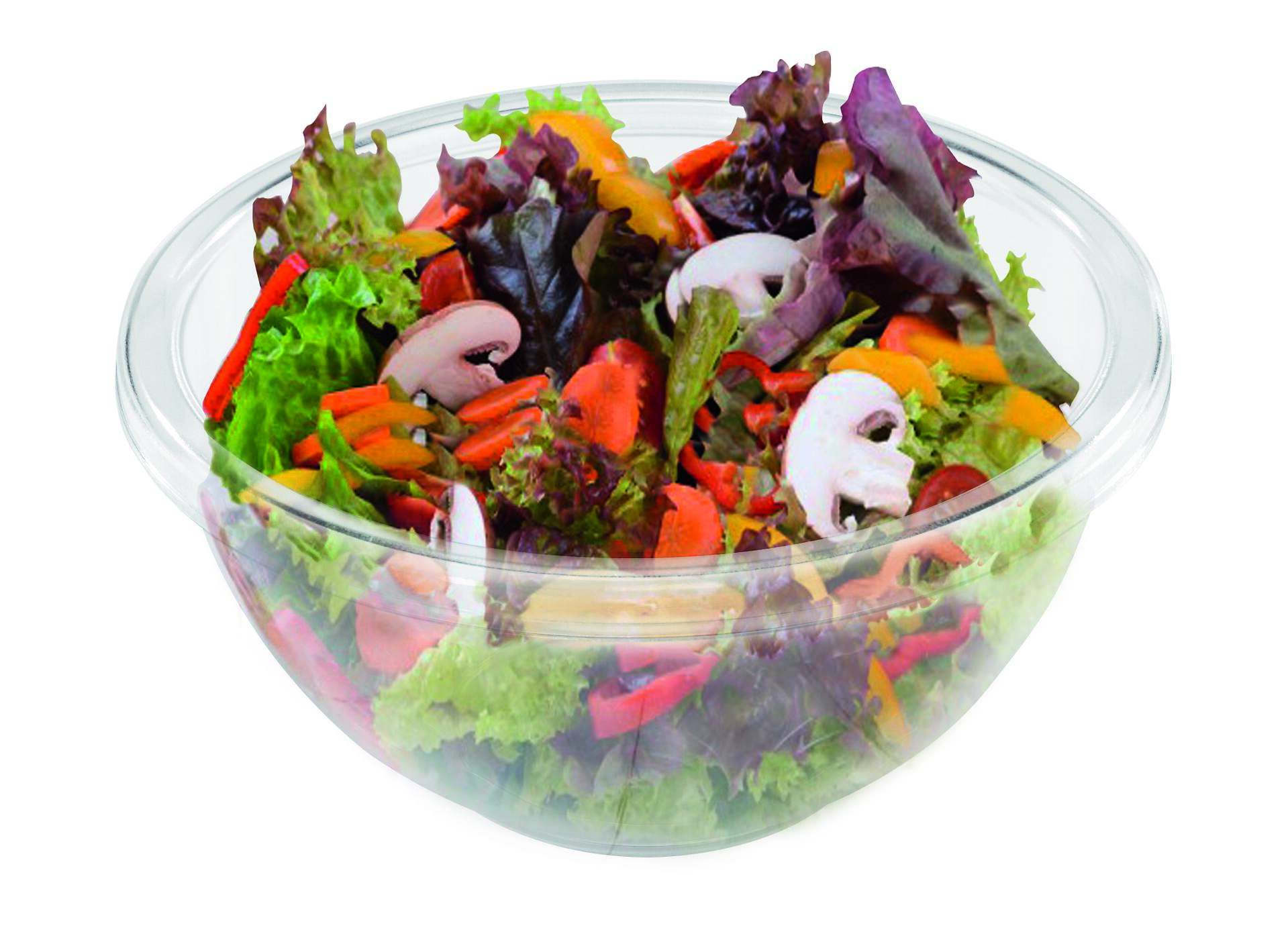 Schüssel transparent H/D: ca. 13,5x28 cm